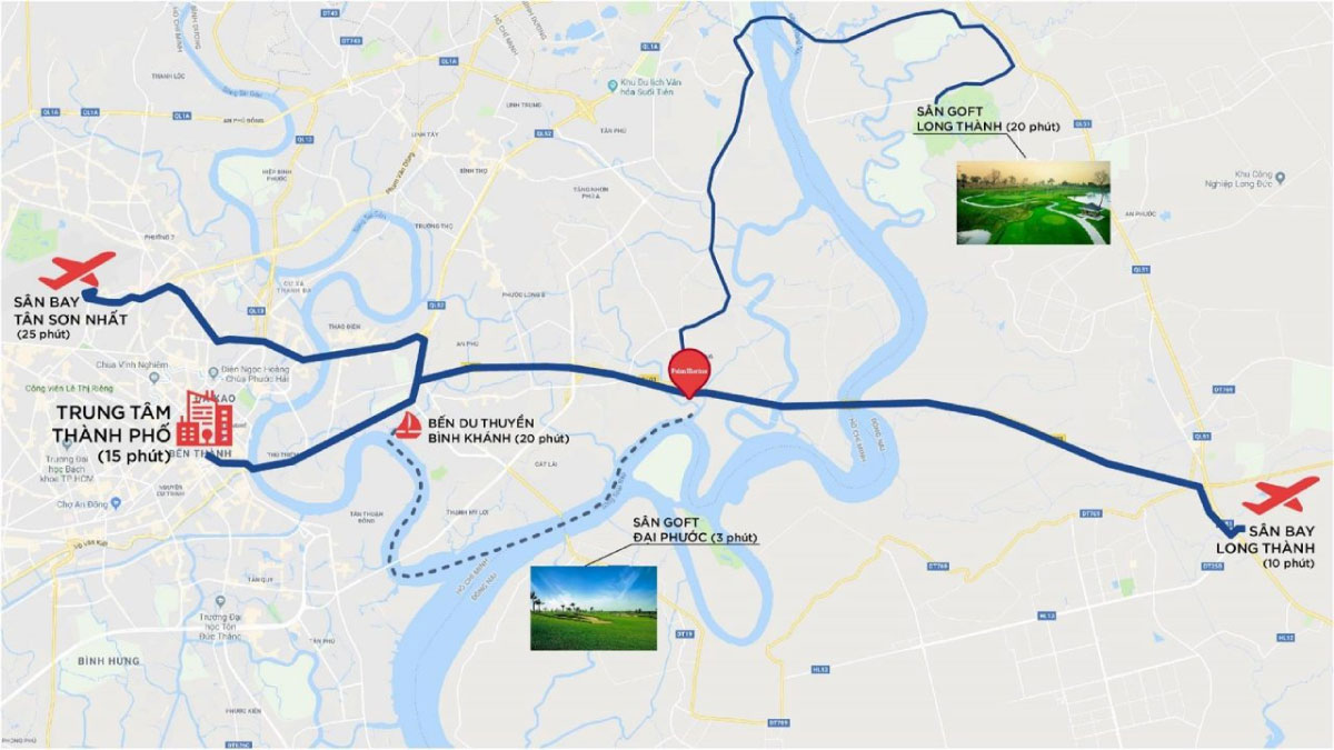 vị trí dự án tropic riverside